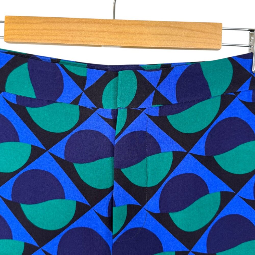 Marc Jacobs Blue and Teal patterned dress pants Size 8 - Picture 5 of 15